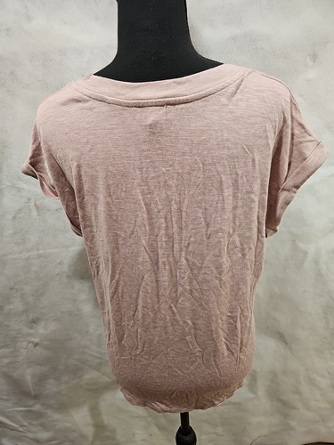 Jessica Simpson Mauve V-neck T Shirt Size Small - Picture 6 of 7