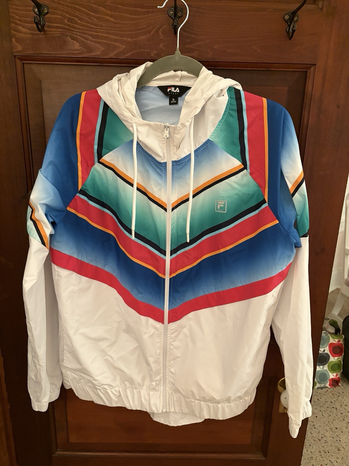 giacca a vento con cappuccio taglia XL di FILA sport