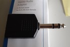 Stereo Audio Adapter 6,35 mm to 2x 6,35 mm
