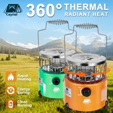 2-in-1 Portable Propane Heater Stove 3 Modes Outdoor Camping Liquefied Gas Stove