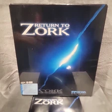 Return to Zork PC Game– Infocom CD-ROM IBM DOS 1993 NEW SEALED w/cheat book