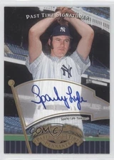 2005 Upper Deck Past Time Pennants Signatures Gold Sparky Lyle #SL Auto 0j6