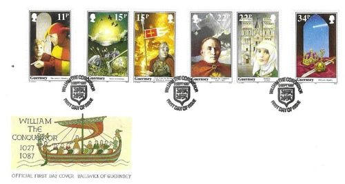 Jersey Comm/FDC - William The Conqueror -  1987  (JES260)