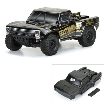 Pro-Line Racing Pre-Cut 1967 Ford F-100 Black Body for SC PRO355118 Car/Truck
