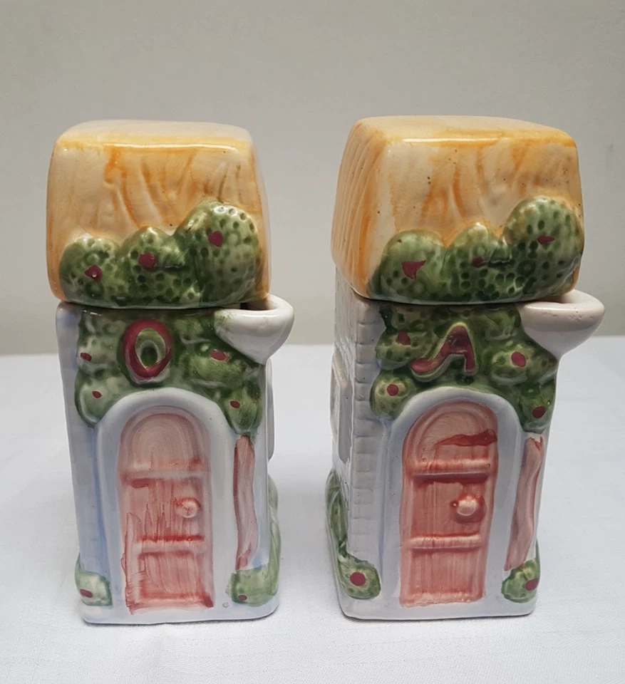 Deko - Essig und Öl / Aceto e Olio - Set aus Italien - Keramik - Hand bemalt neu