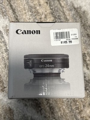 CANON EF-S 24MM f/2.8 STM LENS MACRO 0.16M/0.52FT WIDE ANGLE