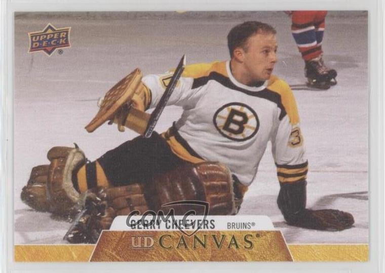 2020-21 Upper Deck UD Canvas Retired Stars Gerry Cheevers #C242 HOF fv7