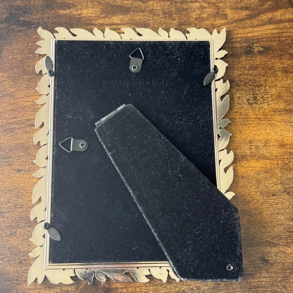 Monique Lhuillier For Pottery Barn Silver Ornate Picture Frame 5" x 7" - Image 2 of 3