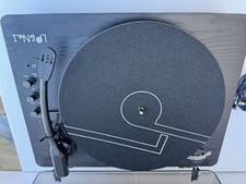 LP No.1 Bluetooth Record Player with Stereo Speakers, 3-Speed Belt-Drive Turntab