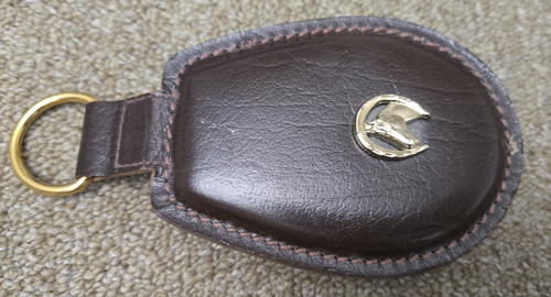 Lucky Horseshoe Double Action Self Cleaning Clothes Brush Leather Wall Hanging