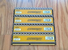Crucial Ballistix Tactical 32GB 4x8GB DDR3 1600MHz XMP BLT8G3D1608DT1TX0 PC3