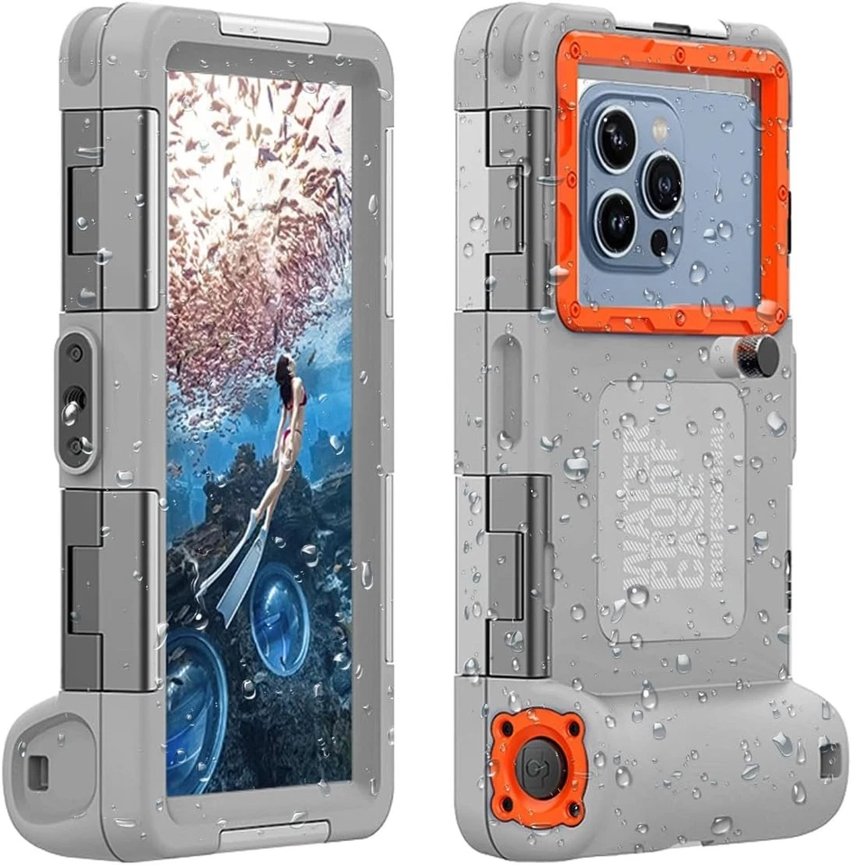 Funda de teléfono de buceo submarino 2025 - Impermeable para iPhone 13-17 y Galaxy S S S... Foto 3 de 4