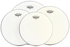 Remo Emperor 4-pc Tom Pack - 12"/13"/16" - Coated with 14" Ambassador
