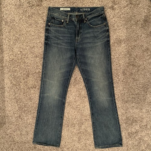Jeans Gap 1969 uomo 31x32 taglio stivaletto tasche denim - Foto 11 di 12