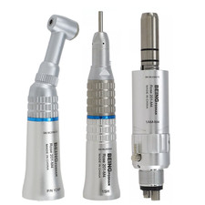 BEING Dental Slow Low Speed Handpiece Straight Contra Angle Air Motor 4 hole NSK