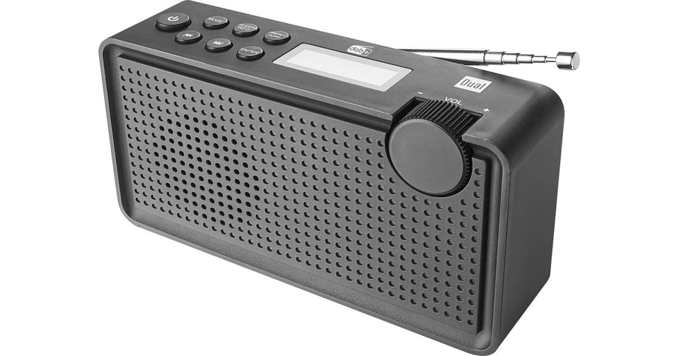 Dual DAB 85 Kofferradio DAB+, UKW wiederaufladbar - Schwarz