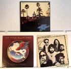 Eagles Hotel California w/poster Steve Miller Doobie Brothers  Vinyl 3 LP Lot