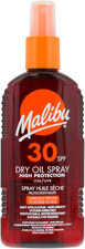 Malibu Sun SPF 30 Non-Greasy Dry Oil Spray, High Protection, Water Resistant, 20