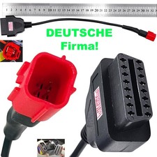 Euro5 Adapter Motorrad Diagnose 6-Pin für Honda Piaggio Vespa Moto Guzzi KTM