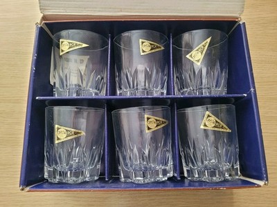 NEU UND VERPACKT Vintage 6 x RCR 24% Blei KRISTALL Whisky GALA Gläser ITALIEN