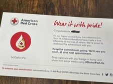 American Red Cross Milestone Pin