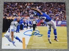 ODELL BECKHAM JR Signed NY GIANTS "THE CATCH"  8x10 Photo JSA Witness COA 4551