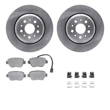 For Maserati Ghibli 2014-2016 R1 Concepts Rear Brake Kit w Euro Ceramic Pads