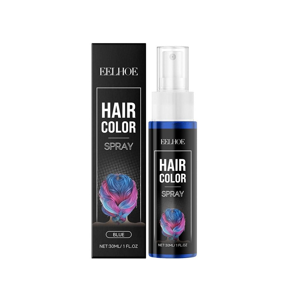 Spray de tinte temporal para el cabello 30 ml hágalo usted mismo spray de color para el cabello spray líquido L2P7 L9F2