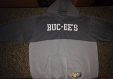 Buc-ee's Established 82 Long Sleeve Jersey SweatShirt Gray White Men's XL New