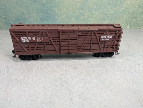 Coche de ganado usado Broadway Limited escala HO 40' GTW #182001 LEER | Zustand: Used