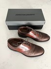Johnston & Murphy Shoe Mens 10 Brown Nubuck Leather Tabor Saddle Oxford — photo 1