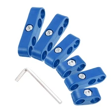 X AUTOHAUX 1 Set 8mm Car Engine Spark Plug Wire Separator Looms Divider Organ...