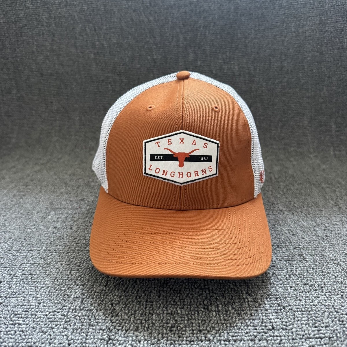 '47 Brand Texas Longhorns Trucker Snapback Burnt Orange Mesh Back Hat