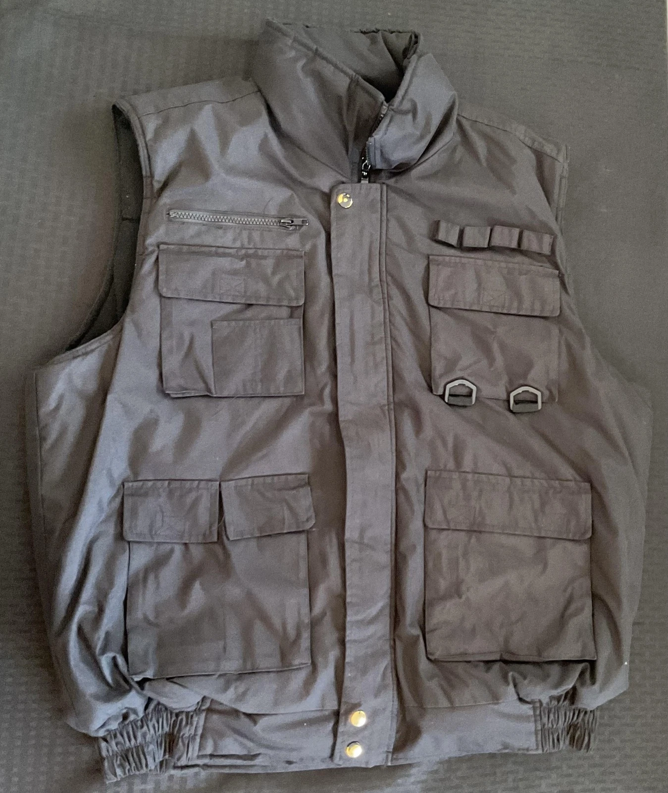 Oscar Sports Utility Vest Mens XL Multi Pocket Outdoor Fishing Hunting Jacket