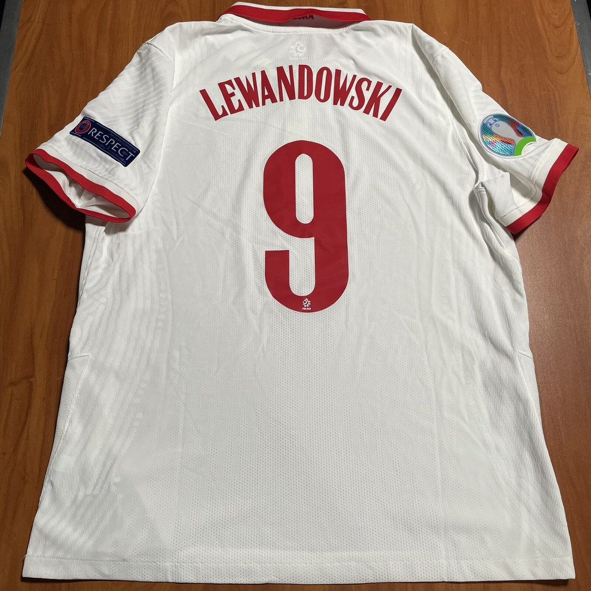 Nike Authentic Robert Lewandowski Team Poland 2020/21 Euro Soccer