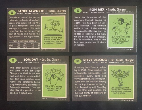 1969 Topps Football Cards- Some Stars AI Graded- You Select - Picture 166 of 218