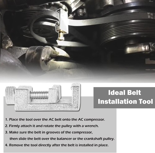 A/C Belt Installation Tool for 2004-2006 BMWV8 N62 Engines 641040 & 8380049451 - Picture 5 of 10