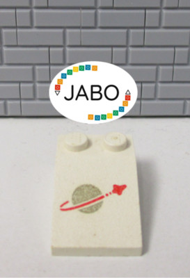 (H14/18) Lego 1x 3298p90 bedruckt weiß 6890 6971 6780 6929 6870 6972