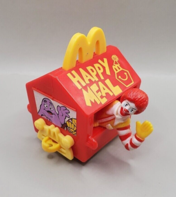 Vintage McDonalds Happy Meal Toys 1994 Happy Meal Box Train Car