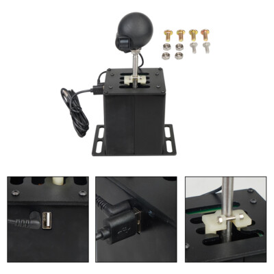 USB Simulator Gear Shifter for Logitech G27 G29 G920 G923 Thrustmaster 7 and R
