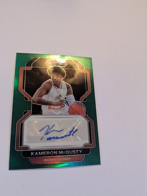 2022-23 Panini Prizm Draft Picks - Draft Picks Autographs Green Prizm #DP-KMC...