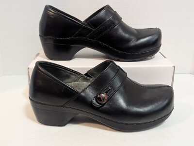 Dansko Solstice Clog Heel Shoes Leather Nurse Comfort Women's