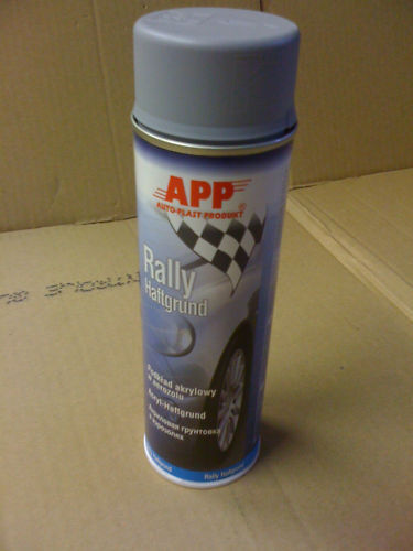 Bombe Spray Apprêt Gris 500ml - Couvrant, Anti-corrosion, Séchage Rapide - Marque Grand Prix
