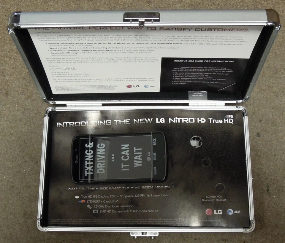 LG Nitro HD P930 AT&T Negro 0418-04M Foto 4 de 4