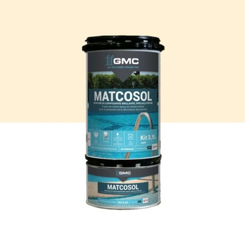MATCOSOL PISCINE SABLE 3,5L -Résine epoxy bi- Composant grande résistance au chl - Photo 1/1
