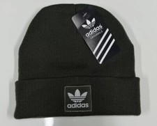 Image of Adult One Size Unisex Khaki Adidas Beanie Hat . Price Drop! Clearance!
