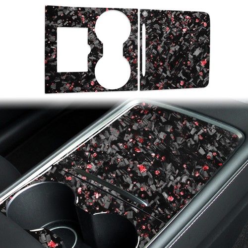 Forged Carbon Fiber Dash Console Gold Foil Decal Stickerfor Tesla Model 3 Y 2017 - Bild 59 von 74