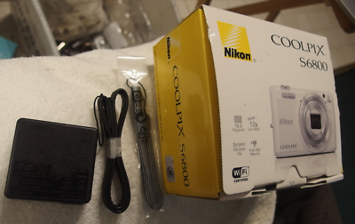 Nikon Coolpix S6800 16 MP Wi-Fi CMOS Digital Camera with 12x Zoom