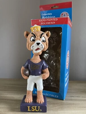 MIKE the TIGER Louisiana State LSU Tigers Mascot BPI Nodder Bobblehead NIB! - Image 1 of 2