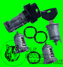Jeep Wrangler 1991-1996 Ignition Door Rear Key Switch Lock Cylinder Set 2 Keys